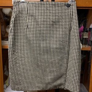 Plaid Wrap Skirt